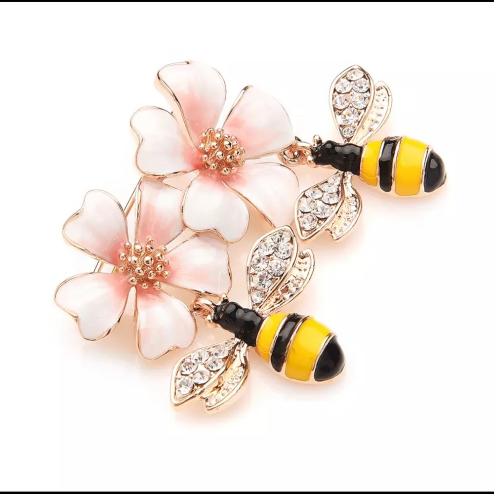 Bees Brooch - Picture 2 of 5